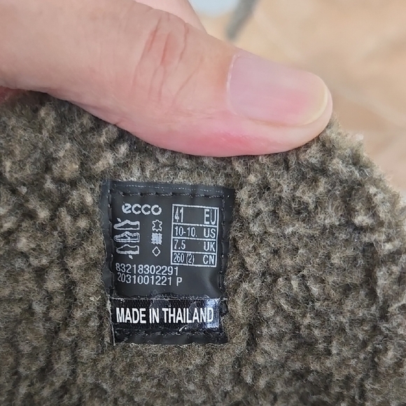 Ecco Tan Winter & Rain Boots with Lace-Up Design Size 10 - Picture 6 of 10